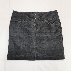 Athleta | Black Corduroy Mini Skirt